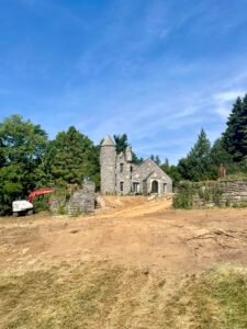 Construction crews have been focused on demolition to make way for the new gardens, retaining walls, water features and accessibility features.But don’t worry, the castle stays where it is!